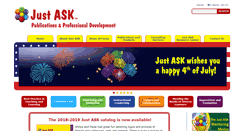Desktop Screenshot of justaskpublications.com